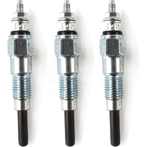 3pcs 3TNV76 3TNM74 3TNV70 Glow Plugs Set for Yanmar Engine John Deere X495 X595 X740 X744 X748 X749 X750 X754 X758 1025R 1026R 2025R 2026R 26G Compact Excavator