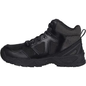 Shoes for Crews Defender Mid, Men's, Women's, Unisex Soft Toe (ST) and Nano Composite Toe (NCT) Work Shoes, Slip Resistant, Water Resistant, Black