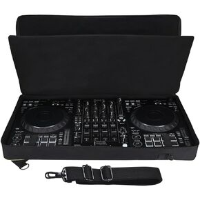 Portable Soft Case for Pioneer DJ DDJ-FLX10, Carry Case Shoulder Strap DJ Mixer Gig Bag Thickened Protective Bag Compatible with DDJ 1000,1000SRT,DDJ FLX10 DJ Controller (Black)