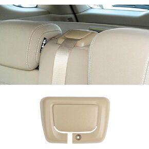 Black Rear Row Center Seat Belt Guide Cover Compatible with Mercedes Benz GLE GLS W166 X166 GL ML 2012-2019 Belt Guide Holder Limiter ABS Plastic Replacement Anti-Scratch Prevents Rattling