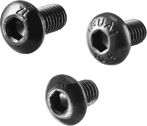 مسامير غطاء سداسية ذات رأس زر من uxcell، M3x4mm، M3x5mm وM3x6mm10.9 مسامير فولاذية من سبائك 300 قطعة in Saudi Arabia