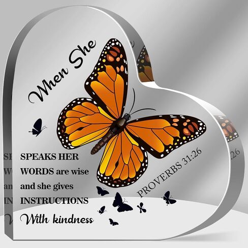Religious Gifts Christian Gifts for Women Inspirational Gifts for Women Positive Gift Prayer God Sign Table Desk Shelf Decoration for Women Mom Friend Sister Acrylic Hearts Plaques in Saudi Arabia