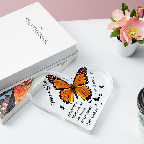 Religious Gifts Christian Gifts for Women Inspirational Gifts for Women Positive Gift Prayer God Sign Table Desk Shelf Decoration for Women Mom Friend Sister Acrylic Hearts Plaques in Saudi Arabia