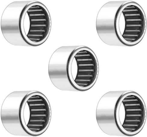 Bettomshin 1Pcs RCB081214 Needle Roller Bearings, 1/2-inch Bore 3/4-inch OD 7/8-inch Width Bearing Steel P0 Stamped Outer Ring Needle Bearings TN Engineering Plastics Cage Bearings in Saudi Arabia