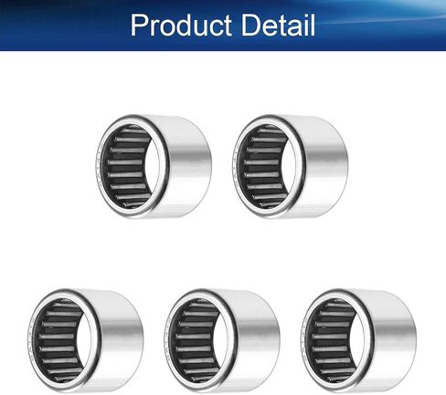Bettomshin 1Pcs RCB081214 Needle Roller Bearings, 1/2-inch Bore 3/4-inch OD 7/8-inch Width Bearing Steel P0 Stamped Outer Ring Needle Bearings TN Engineering Plastics Cage Bearings in Saudi Arabia