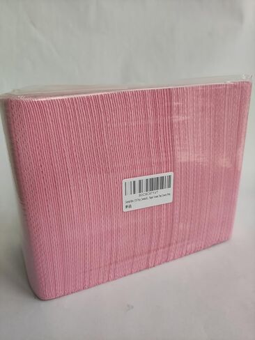 Dental Bibs (125 Pcs), Dental Bibs Disposable 13" x 18", 3 Ply Waterproof Tattoo Bibs Nail Paper Towels Tray Covers (Pink) in Saudi Arabia