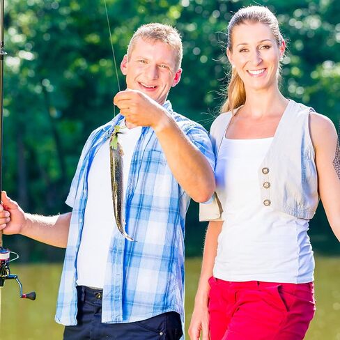 30 Pieces Fishing Lures Kit Bass Poppers Lures Colorful Fishing Bait Lures with Hooks for Freshwater Panfish Fishing Assortment in Saudi Arabia
