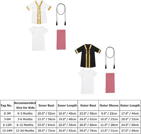 IMEKIS Newborn Baby Boys Muslim Abaya Set With Hijab Dubai Long Sleeve Golden Trimming Kaftan Infant Islamic Arabic Clothes in Saudi Arabia