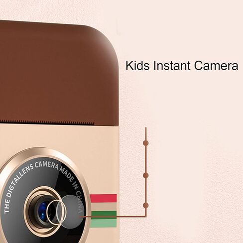 2.4in Kids Camera Instant Print,1080P Kids Digital Camera Instant Print Camera with 6 Rolls Print Paper for Girls Boys in Saudi Arabia