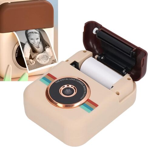 2.4in Kids Camera Instant Print,1080P Kids Digital Camera Instant Print Camera with 6 Rolls Print Paper for Girls Boys in Saudi Arabia