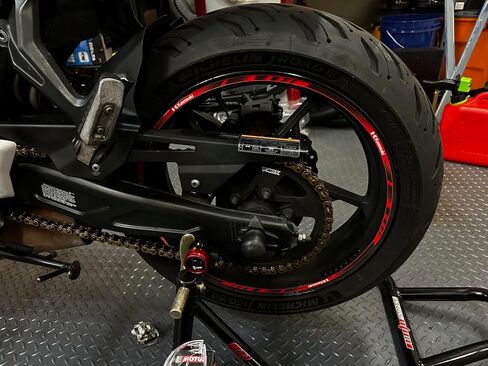 17 inch Wheel Rim Stickers Decals Tape Compatible with NINIJA250 300 400 650 1000/ZX25R 3R 6R 7R 9R 10R 12R 14R Reflective Rim Tapes Sticker Stripe ZZR 600 1200 1400 1100 VERSYS Z1000 SX in Saudi Arabia