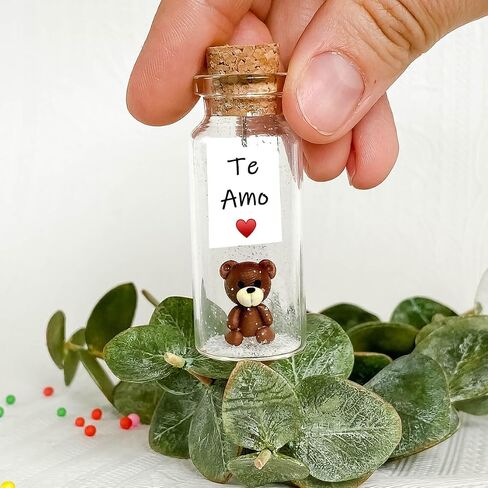 Mensaje romántico en una botella para regalar a tu novio o novia - Tarro de los deseos con una tarjeta para tu esposo o esposa (Tu tienes la llave de mi corazón, Gift Bottle) in Saudi Arabia