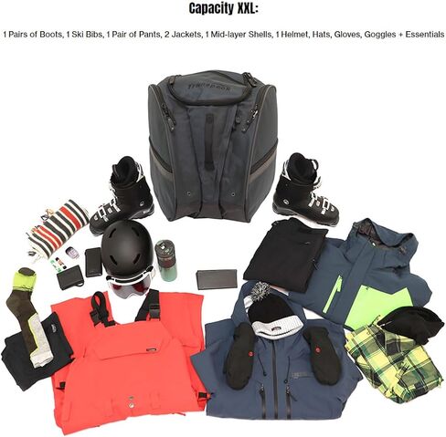 TRANSPACK COMPETITION TRV Ballistic Pro Unisex Water-Resistant 59L Ski/Snowboard Boot Helmet Goggles & Gear Backpack Bag in Saudi Arabia