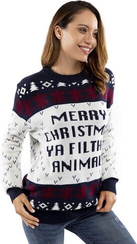 سترة عيد الميلاد القبيحة للرجال للجنسين، بلوفر سانتا المضحك الجديد للحفلات in Kuwait