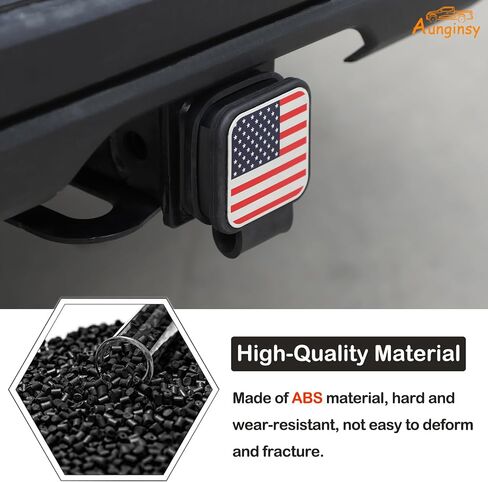 Aunginsy Trailer Hitch Cover Compatible with Toyota Tundra 2022 2023 2024 Pickup Trailer Hitch Cover Tube Plug Insert Rubber Tow Receiver Hitch Tube Cover Plug Cap Protection Exterior Accessories in Saudi Arabia
