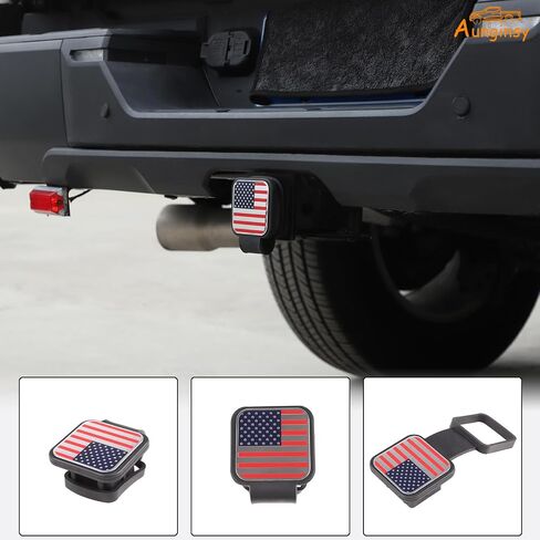 Aunginsy Trailer Hitch Cover Compatible with Toyota Tundra 2022 2023 2024 Pickup Trailer Hitch Cover Tube Plug Insert Rubber Tow Receiver Hitch Tube Cover Plug Cap Protection Exterior Accessories in Saudi Arabia