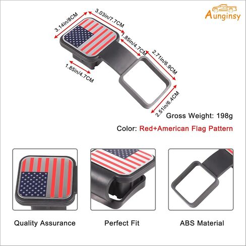 Aunginsy Trailer Hitch Cover Compatible with Toyota Tundra 2022 2023 2024 Pickup Trailer Hitch Cover Tube Plug Insert Rubber Tow Receiver Hitch Tube Cover Plug Cap Protection Exterior Accessories in Saudi Arabia