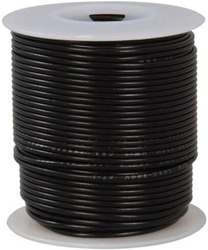 Jameco ValuePro 16 AWG Black Stranded Tinned-Copper Hook-Up Wire 100 Feet in Saudi Arabia