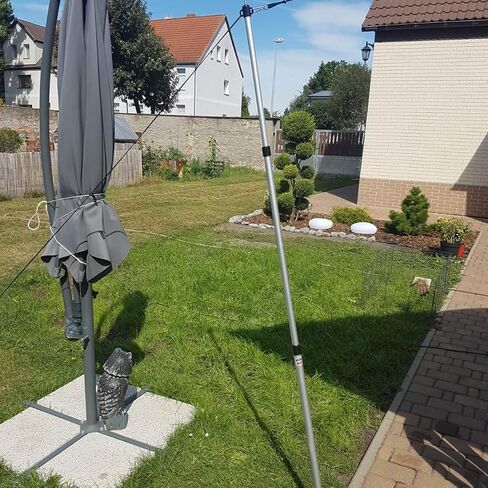 Orgrimmar مجموعة أعمدة قماش القنب القابلة للتعديل من 2 قضبان ألومنيوم متداخلة قابلة للحمل وخفيفة الوزن بديلة لأعمدة الخيمة للتخييم والمظلة وحقيبة الظهر والمشي لمسافات طويلة وأرجوحة المطر in Kuwait