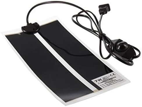 وسادة تدفئة للزواحف، 110 فولت بساط تسخين تحت الخزان للزواحف مع وحدة تحكم في درجة الحرارة من Rely2016 (14 وات 11 × 11 بوصة) in Kuwait