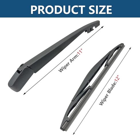 Rear Windshield Wipers Blade Arm Set for Honda CR-V 2017-2023 / for Jeep Wrangler 2018-2023/ for Nissan Murano Cube 2009-2014 / for Acura RDX 2019-2023 in Saudi Arabia