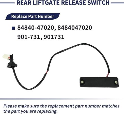 Magimaker Rear Trunk Tailgate Latch Release Handle Switch Button 8484047020 Compatible with Toyota Prius 2004 2005 2006 2007 2008 2009 Trunk Liftgate Switch Replace 84840-47020 in Saudi Arabia