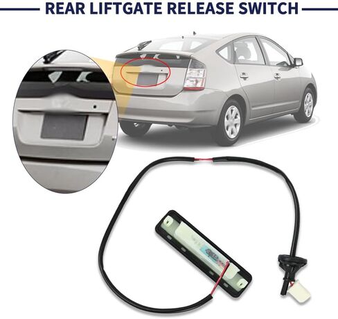 Magimaker Rear Trunk Tailgate Latch Release Handle Switch Button 8484047020 Compatible with Toyota Prius 2004 2005 2006 2007 2008 2009 Trunk Liftgate Switch Replace 84840-47020 in Saudi Arabia