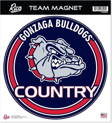 Rico Industries NCAA Gonzaga Bulldogs - Zags Standard 8" Round Magnet in Saudi Arabia