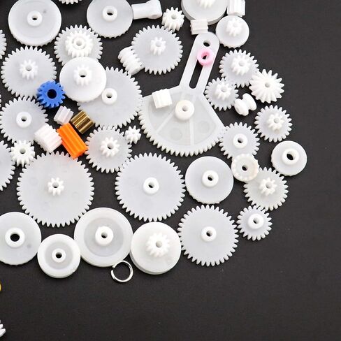 خلق فكرة 78 قطعة لعبة سيارة والعتاد المحور حزام البلاستيك حزمة نموذج الملحقات مجموعة DIY RC طائرة روبوت مشروع متنوعة in Kuwait