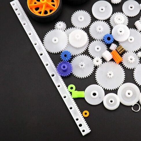 خلق فكرة 78 قطعة لعبة سيارة والعتاد المحور حزام البلاستيك حزمة نموذج الملحقات مجموعة DIY RC طائرة روبوت مشروع متنوعة in Kuwait