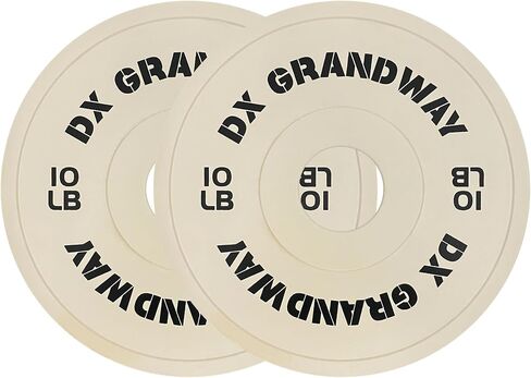 لوحات وزن متغيرة للياقة البدنية من DX Grandway 1.25 رطل 2.5 رطل 5 رطل، لوحات دعم لوحات أولمبية لرفع الأثقال، لوحات وزن ممتصة للصدمات من الفولاذ المطاطي، لوحات وزن لتدريب القوة in Kuwait
