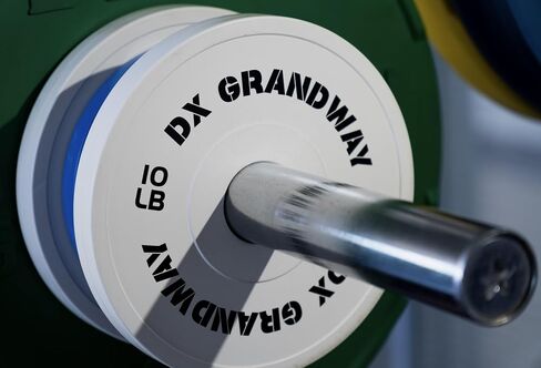 لوحات وزن متغيرة للياقة البدنية من DX Grandway 1.25 رطل 2.5 رطل 5 رطل، لوحات دعم لوحات أولمبية لرفع الأثقال، لوحات وزن ممتصة للصدمات من الفولاذ المطاطي، لوحات وزن لتدريب القوة in Kuwait