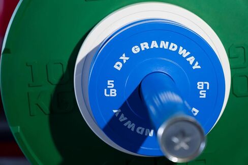 لوحات وزن متغيرة للياقة البدنية من DX Grandway 1.25 رطل 2.5 رطل 5 رطل، لوحات دعم لوحات أولمبية لرفع الأثقال، لوحات وزن ممتصة للصدمات من الفولاذ المطاطي، لوحات وزن لتدريب القوة in Kuwait