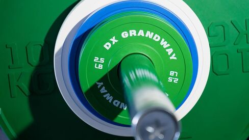 DX Grandway Fitness Change Weight Plates 1.25LB 2.5LB 5LB Pairs Support Plates Olympic Plates for Weight Lifting Bumper Weight Plates Steel Rubber Strength Training Weight Plates in Kuwait