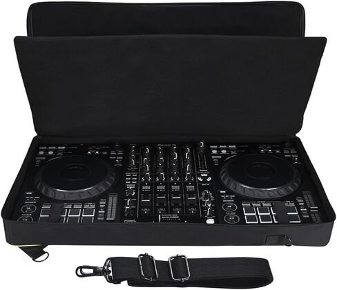 Portable Soft Case for Pioneer DJ DDJ-FLX10, Carry Case Shoulder Strap DJ Mixer Gig Bag Thickened Protective Bag Compatible with DDJ 1000,1000SRT,DDJ FLX10 DJ Controller (Black) in Saudi Arabia