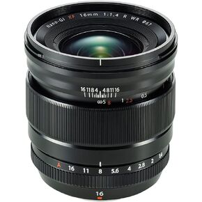 عدسة فوجي فيلم فوجينون XF 16 ملم F1.4 R WR، أسود in Kuwait