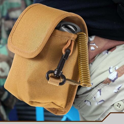 حقيبة Zonon Rangefinder مع حبلين، حزام أمان ملفوف مرن وخطاف، حزام/حلقة مغناطيسية متوافقة للصيد ومشاهدة الطيور، حماية ملحقات الصيد الخاصة بك (جهاز تحديد المدى غير متضمن) in Kuwait