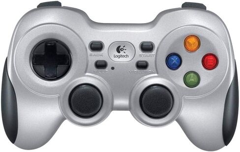Logitech G F710 Wireless Gamepad, 2.4 GHz Wireless with USB Nano-Receiver, Controller Dual Vibration Feedback, 4 Switch D-Pad, PC - Grey/Black in Saudi Arabia