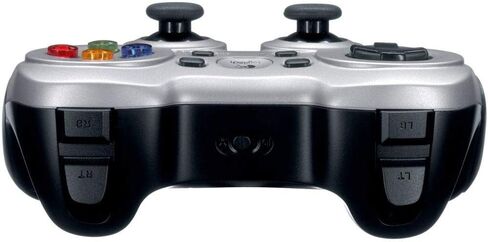 Logitech G F710 Wireless Gamepad, 2.4 GHz Wireless with USB Nano-Receiver, Controller Dual Vibration Feedback, 4 Switch D-Pad, PC - Grey/Black in Saudi Arabia