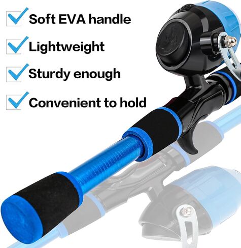 Telescopic Fishing Rod and Reel Combo Collapsible Pole Set with Button Cast Reel Gear Bag and Accessories Portable Beginner Youth Fishing Starter Kit in Saudi Arabia