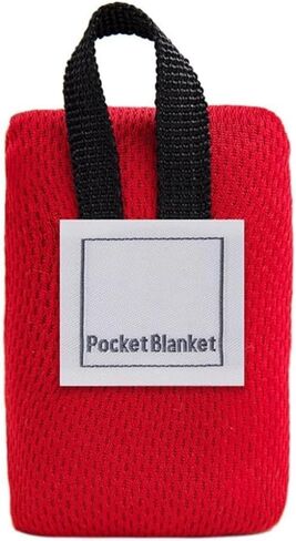 Pocket Blanket Ultra-Light - 59"x43" Waterproof Picnic Mat, Folds to 5.1"x3.9" Blue in Saudi Arabia