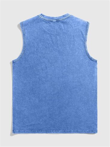 WDIRARA Men's Y2k Lip Graphic Tank Tops Vintage Hipster Hip Hop Sleeveless Summer Streetwear Shirts in Saudi Arabia