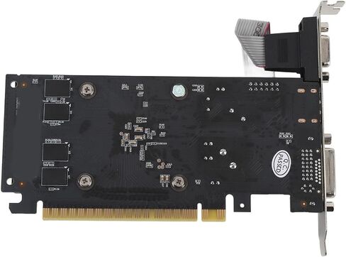 بطاقة رسومات VBESTLIFE GT610 سعة 2 جيجابايت، وحدة معالجة الرسومات DDR3 64 بت، بطاقة فيديو للألعاب PCIE 2.0 X16 للكمبيوتر المكتبي مع منافذ DVI وVGA وHDMI in Saudi Arabia