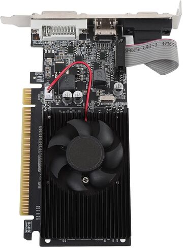 بطاقة رسومات VBESTLIFE GT610 سعة 2 جيجابايت، وحدة معالجة الرسومات DDR3 64 بت، بطاقة فيديو للألعاب PCIE 2.0 X16 للكمبيوتر المكتبي مع منافذ DVI وVGA وHDMI in Saudi Arabia