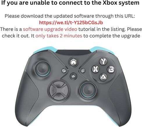 Gamrombo 2 Pack Wireless Controller Replacment for Xbox,Compatible with Xbox One,Xbox Series X/S, with Turbo/Macro Function/3.5mm Headphone Jack, Need Update The Software to Pair with The Xbox in Saudi Arabia