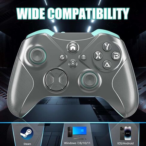 Gamrombo 2 Pack Wireless Controller Replacment for Xbox,Compatible with Xbox One,Xbox Series X/S, with Turbo/Macro Function/3.5mm Headphone Jack, Need Update The Software to Pair with The Xbox in Saudi Arabia
