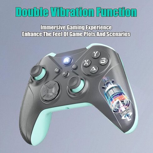 Gamrombo 2 Pack Wireless Controller Replacment for Xbox,Compatible with Xbox One,Xbox Series X/S, with Turbo/Macro Function/3.5mm Headphone Jack, Need Update The Software to Pair with The Xbox in Saudi Arabia