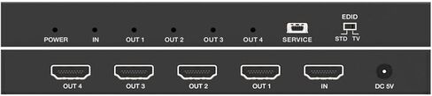 Monoprice 4K60 1x4 Video Splitter with HDMI Supports HDR HDCP 2.2 and YCbCr 4:4:4 in Saudi Arabia