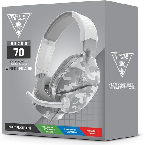 Turtle Beach Recon 70 Camo White Gaming Headset for Xbox Series X|S, Xbox One, PS5, PS4, Nintendo Switch & PC in Saudi Arabia