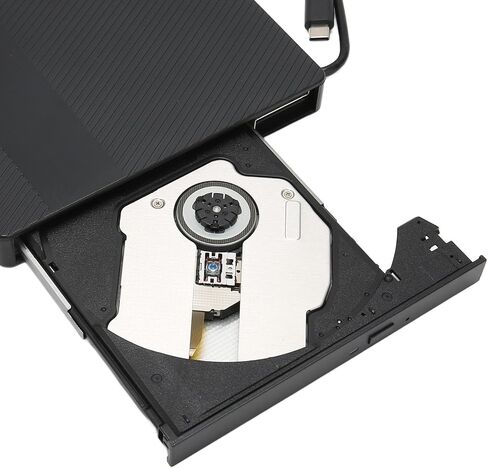 محرك أقراص DVD خارجي USB 3.0 Type C مشغل DVD محمول عالمي نحيف CD ROM ناسخ الكاتب لأجهزة الكمبيوتر المحمول المكتبية in Kuwait